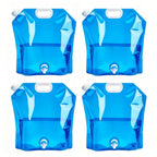 Ceruzo 4X Waterjerrycan Met Tapkraan - 10 Liter - Opvouwbaar
