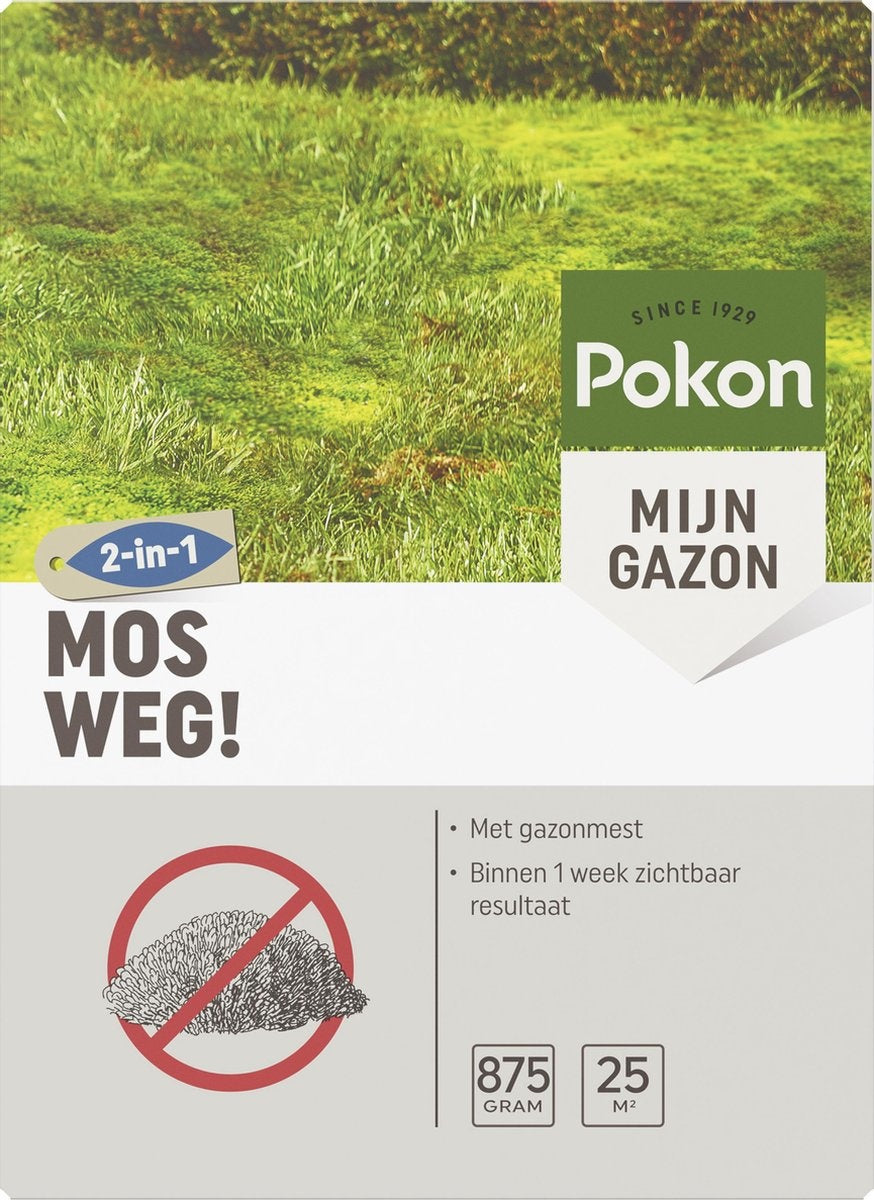  MOS WEG! 875 GRAM 25M²