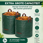 Ceruzo Tuinafvalzak - Set Van 2 - 2 X 272 Liter