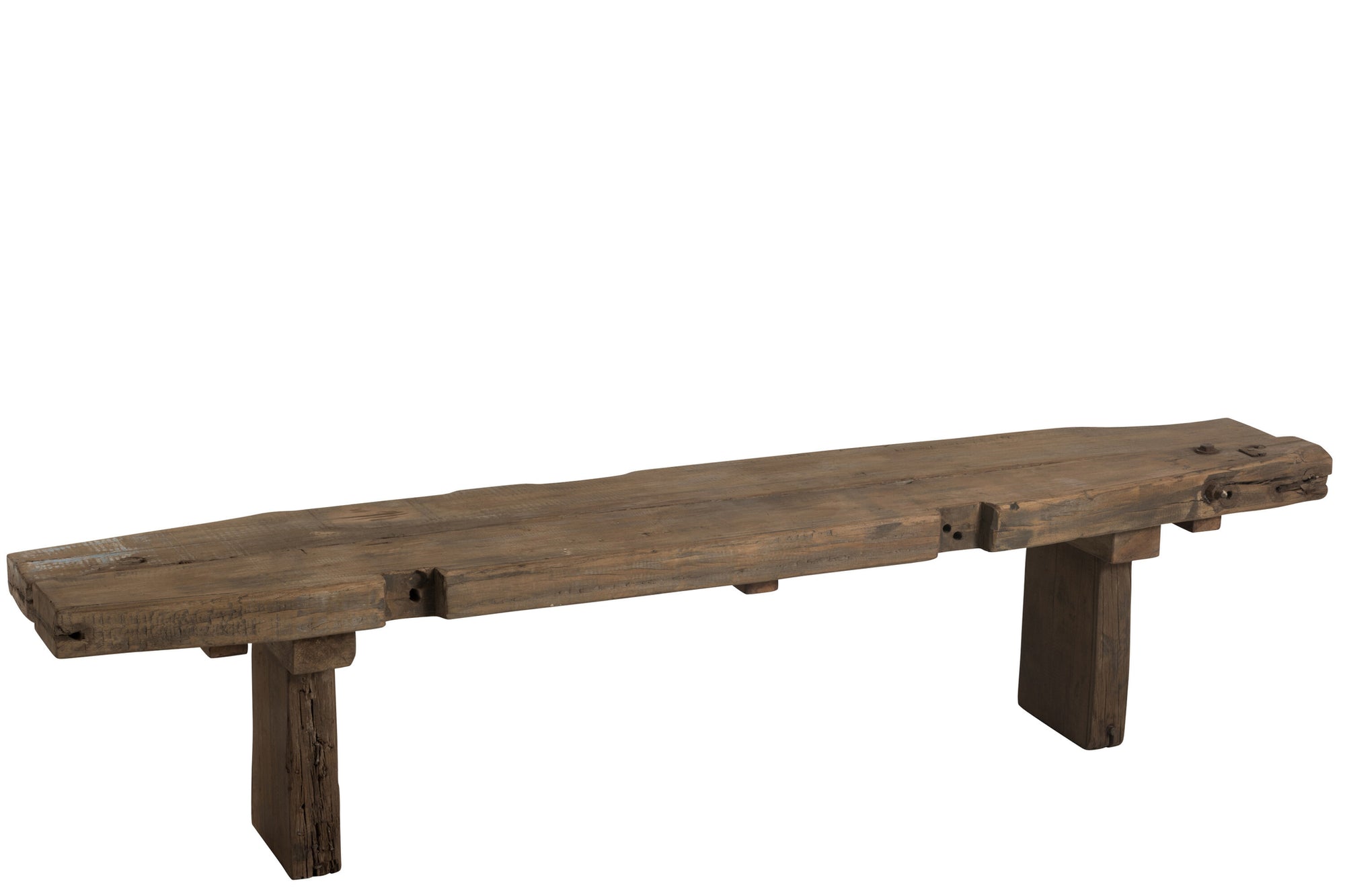 J-LINE BANK ROUGH GERECYCLED HOUT BRUIN - Tuincentrum Lopik