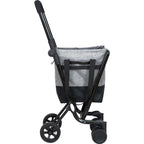 Ceruzo By Playmarket Easy Go Boodschappentrolley  - Zwart-Rood