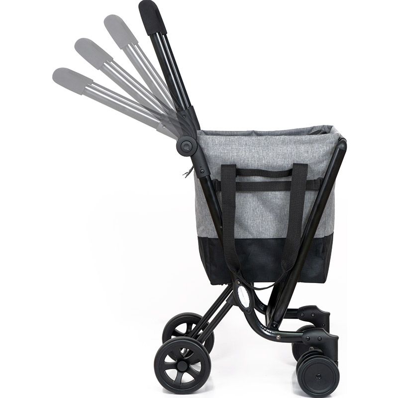 Ceruzo By Playmarket Easy Go Boodschappentrolley  - Zwart-Groen