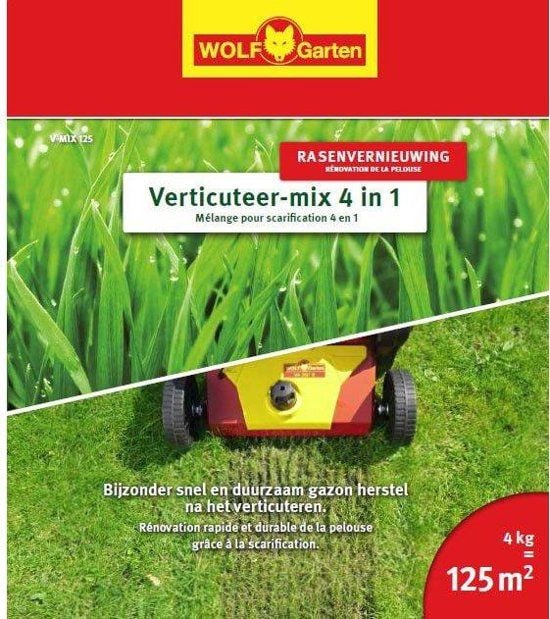 V-MIX 125 VERTICUTEERMIX 4KG = 125 M²