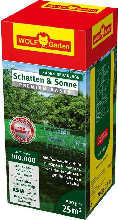 LP25 PREMIUM GAZON GRASZAAD 500 GRAM = 25 M²