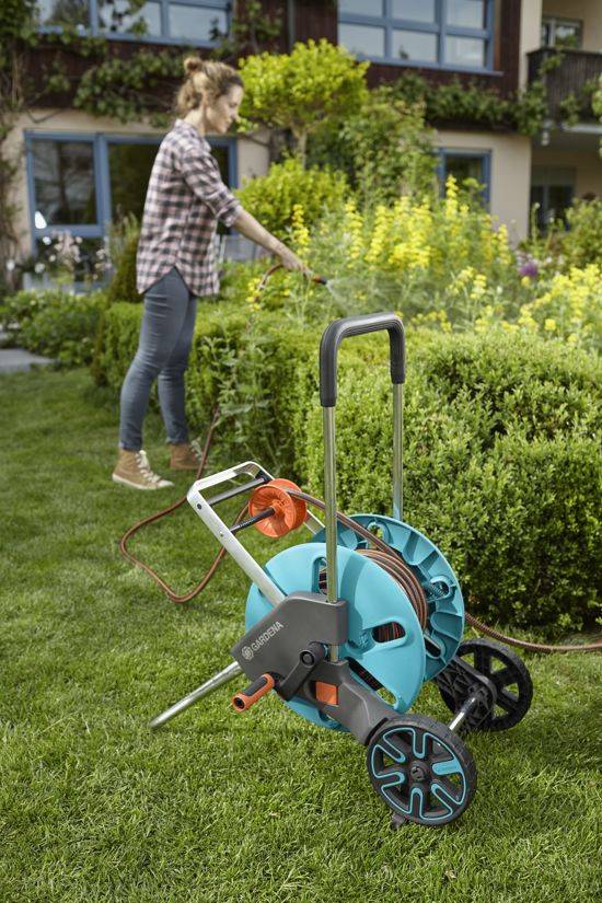  AQUAROLL M EASY SLANGENWAGEN SET (20 METER 1/2" SLANG + KOPPELINGEN)