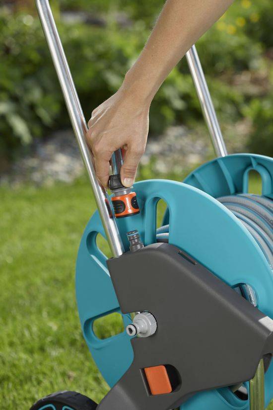  AQUAROLL M EASY SLANGENWAGEN SET (20 METER 1/2" SLANG + KOPPELINGEN)