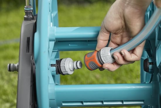  AQUAROLL M EASY SLANGENWAGEN SET (20 METER 1/2" SLANG + KOPPELINGEN)