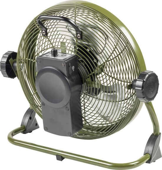  AOD12ACCU LI-ION VLOERVENTILATOR 35 CM GROEN 25 WATT
