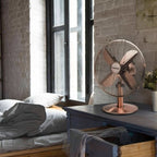 DFT35CO RETRO BUREAUVENTILATOR 35 CM KOPER 35 WATT