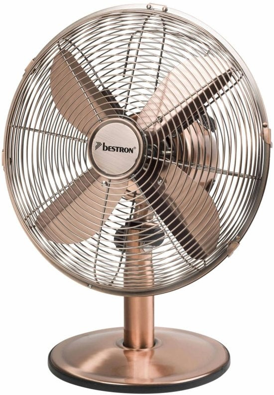 DFT35CO RETRO BUREAUVENTILATOR 35 CM KOPER 35 WATT