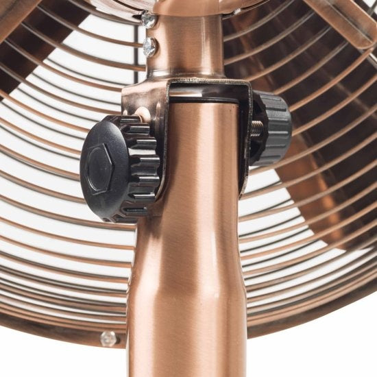 DFT35CO RETRO BUREAUVENTILATOR 35 CM KOPER 35 WATT