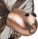 DFT35CO RETRO BUREAUVENTILATOR 35 CM KOPER 35 WATT