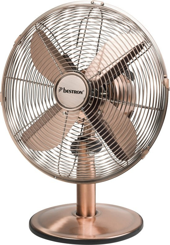 DFT35CO RETRO BUREAUVENTILATOR 35 CM KOPER 35 WATT