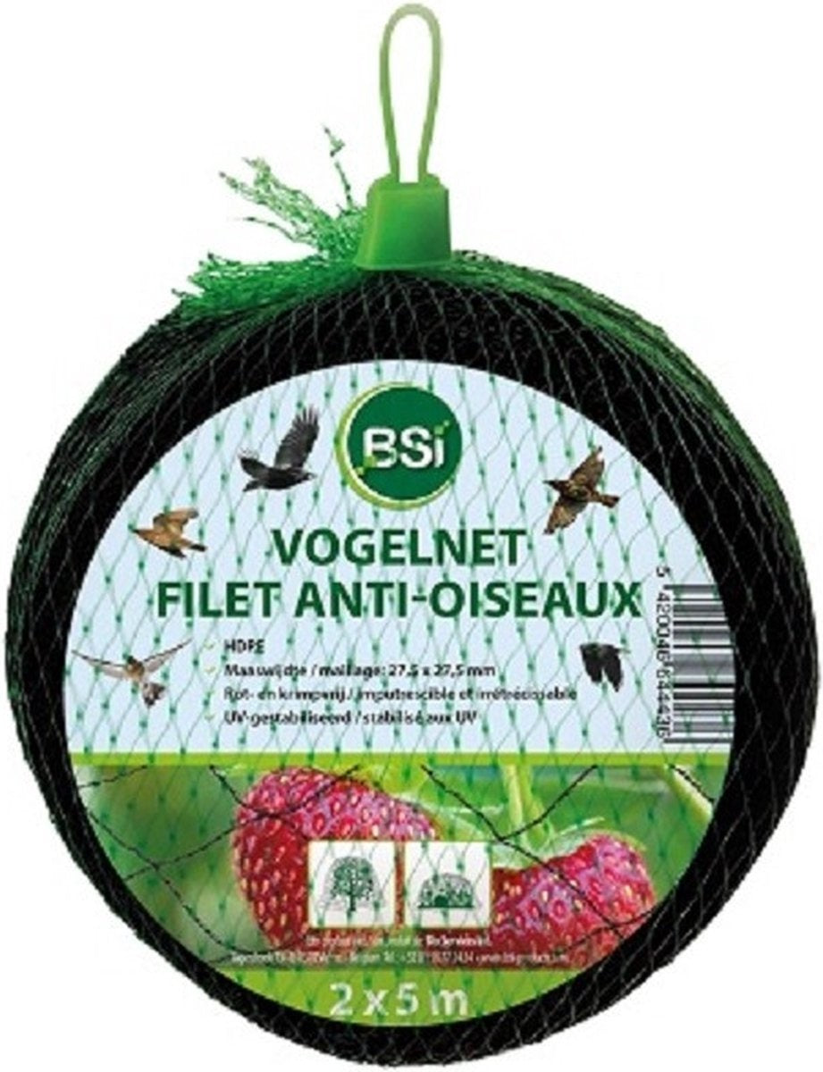 VOGELNET POLYETHYLEEN 2 X 5 METER