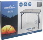 Redcliffs Campingtafel - 90X60 Cm - Hoogte Verstelbaar