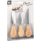 Excellent Houseware Kaasmesjes - Set Van 3 Stuks