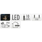 Feestverlichting Voor De Tuin - 450Cm - Warm Wit - 10X5 Led