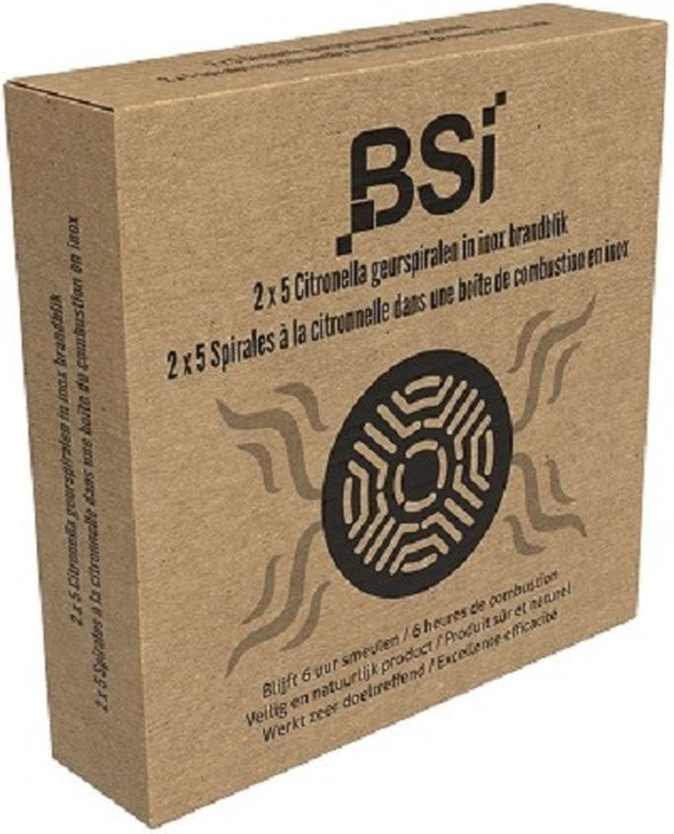 MUGGEN GEURSPIRAAL CITRONELLA MET BRANDBLIK