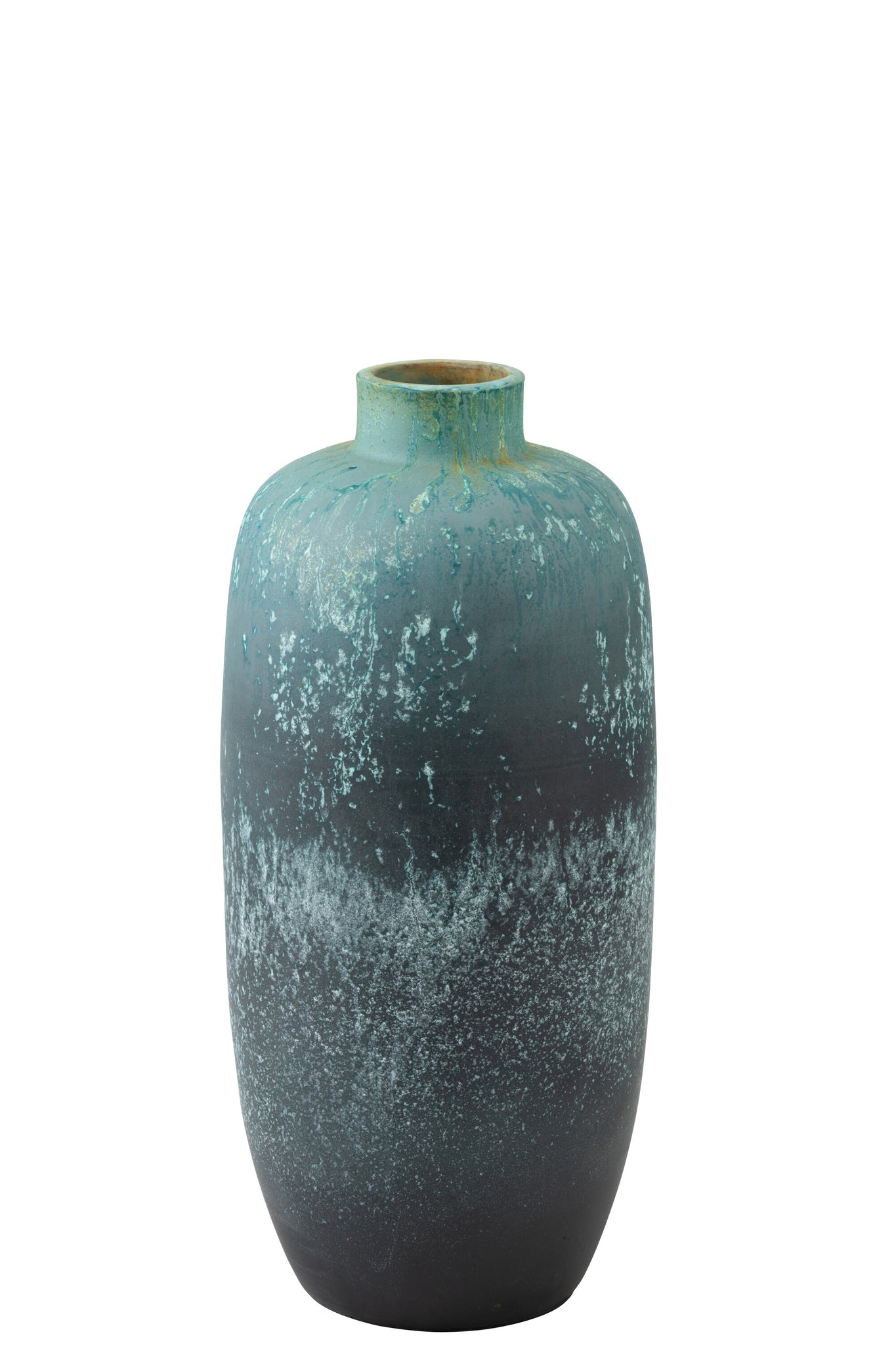 J-LINE VASE VINTAGE CERAMIC AZURE MEDIUM - Tuincentrum Lopik