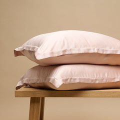 COCO & CICI ECO BAMBOE KUSSENSLOOP POWDER PEACH 80 X 80 CM
