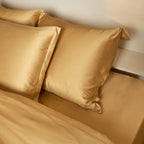 COCO & CICI ECO BAMBOE HOESLAKEN OKERGEEL 180 X 210 CM