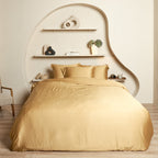COCO & CICI ECO BAMBOE HOESLAKEN OKERGEEL 180 X 210 CM