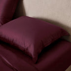 COCO & CICI ECO BAMBOE SATEEN KUSSENSLOOP BORDEAUX