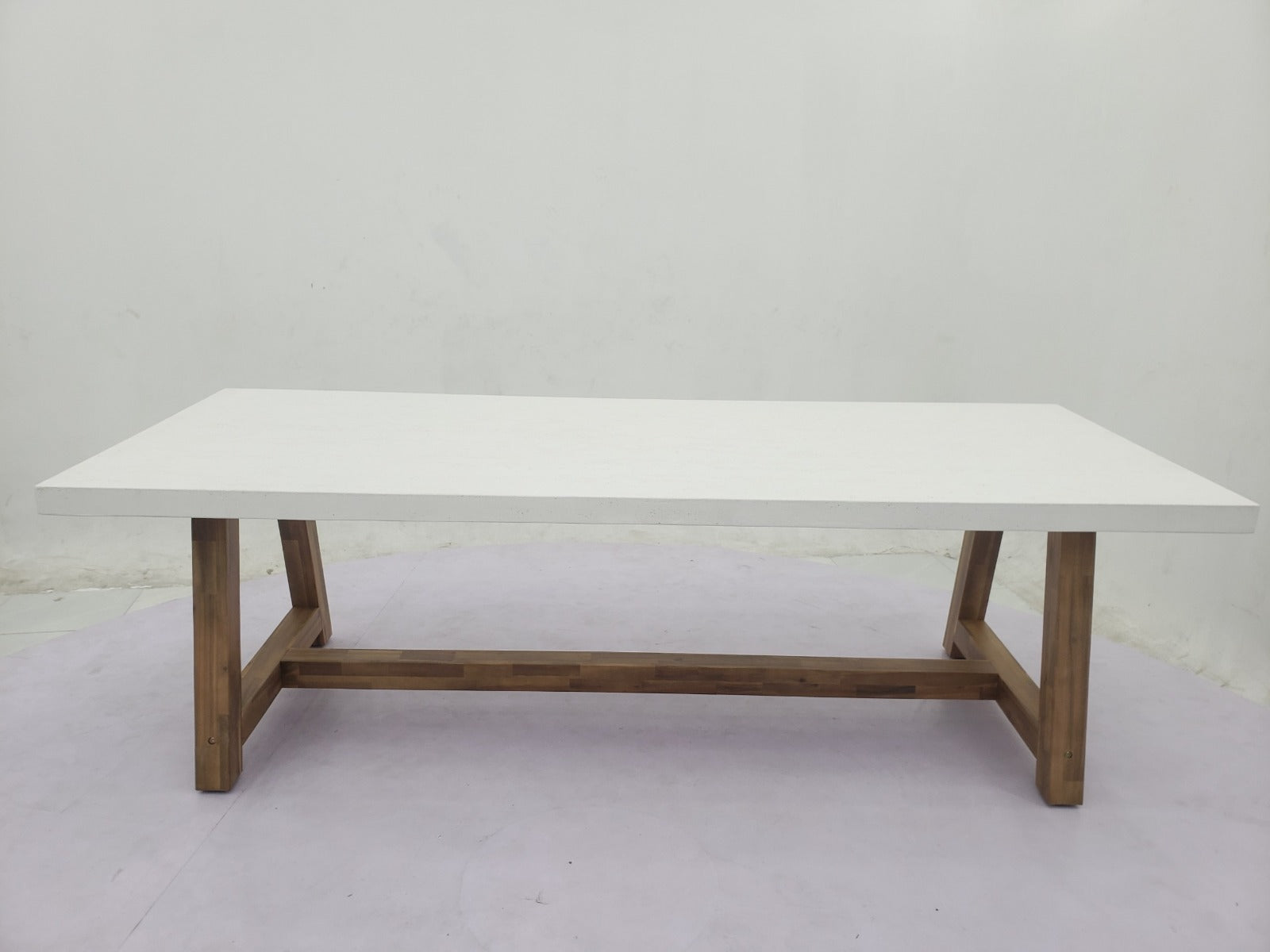 VELTIS EETTAFEL 250X100X77CM MARMER LOOK