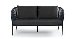 REIMS LOUNGEBANK 2-SITZER SCHWARZ