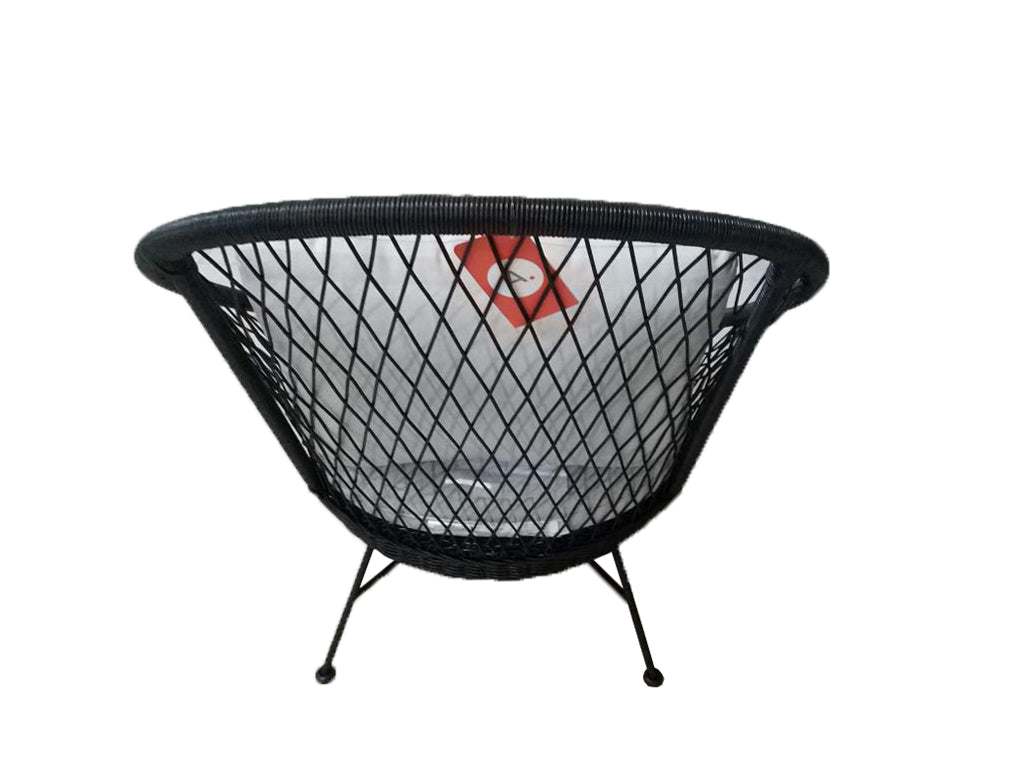 BATEA LOUNGE CHAIR 12053 L96 X W95.5 X H96.5CM ALU BLACK