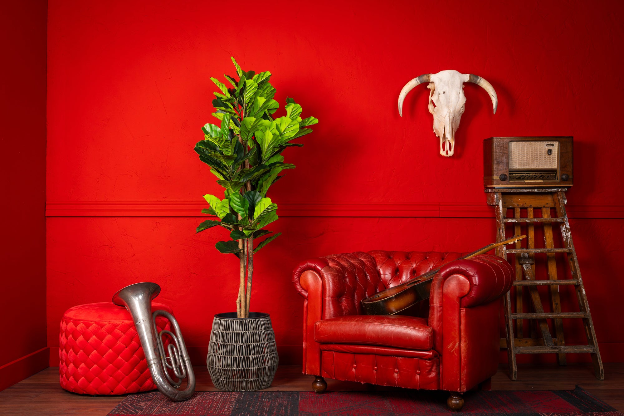NEVERLEAFS FIDDLE LEAF FIG KUNSTPLANT VIOOLBLADPLANT 160 CM