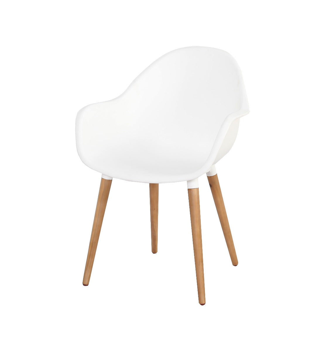 ANNESTAD DINING CHAIR WIT / LIGHT TEAK LOOK
