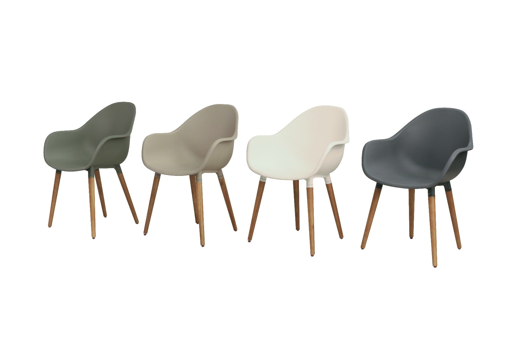 ANNESTAD DINING CHAIR ANTRACIET LICHT TEAK