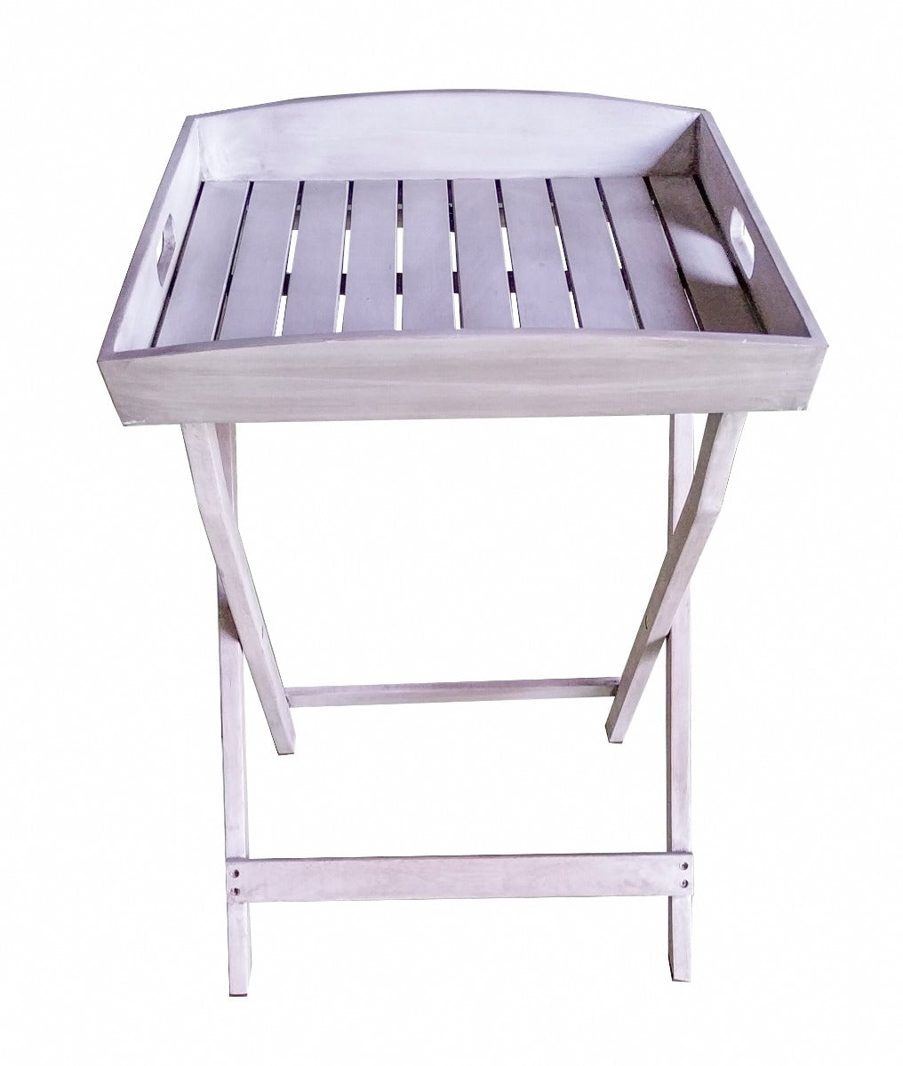 RAVELLO TRAY ACACIA FOSSIL GREY