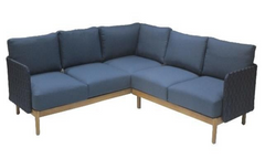 KOLBE LOUNGE HOEKSET NAVY BLUE