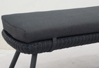 JONAH HOEK DINING SET 5-DELIG DARK GREY