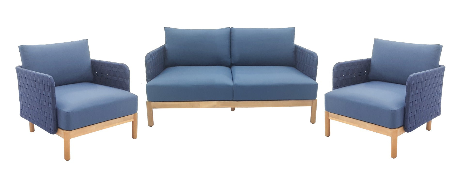 KOLBE LOUNGE SET 3-DELIG NAVY BLUE