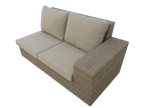 MERONE LOUNGE BANK 3-DELIG GEEL KUBU