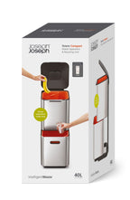 JOSEPH JOSEPH TOTEM COMPACT PRULLENBAK 2X20 LITER - Tuincentrum Lopik