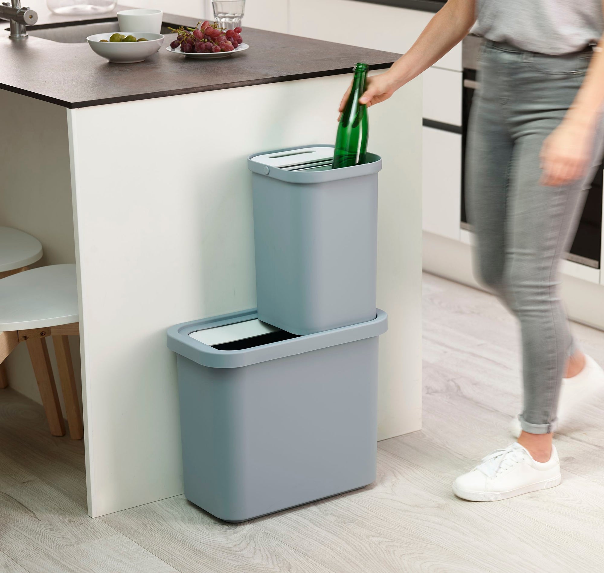 JOSEPH JOSEPH GORECYCLE RECYCLING PRULLENBAK SET 32 + 2X7 LITER - Tuincentrum Lopik