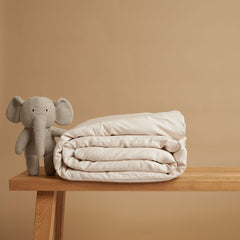 COCO & CICI KIDS TENCEL TWILL DEKBEDOVERTREK BEIGE