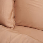 COCO & CICI TENCEL TWILL DEKBEDOVERTREK PEACH 200 × 200 CM + 2 KUSSENSLOPEN