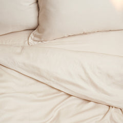 COCO & CICI TENCEL TWILL DEKBEDOVERTREK BEIGE 200 × 220 CM + 2 KUSSENSLOPEN 60 × 70 CM