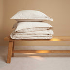 COCO & CICI TENCEL TWILL DEKBEDOVERTREK BEIGE 260 X 220 CM + 2 KUSSENSLOPEN 60 X 70 CM