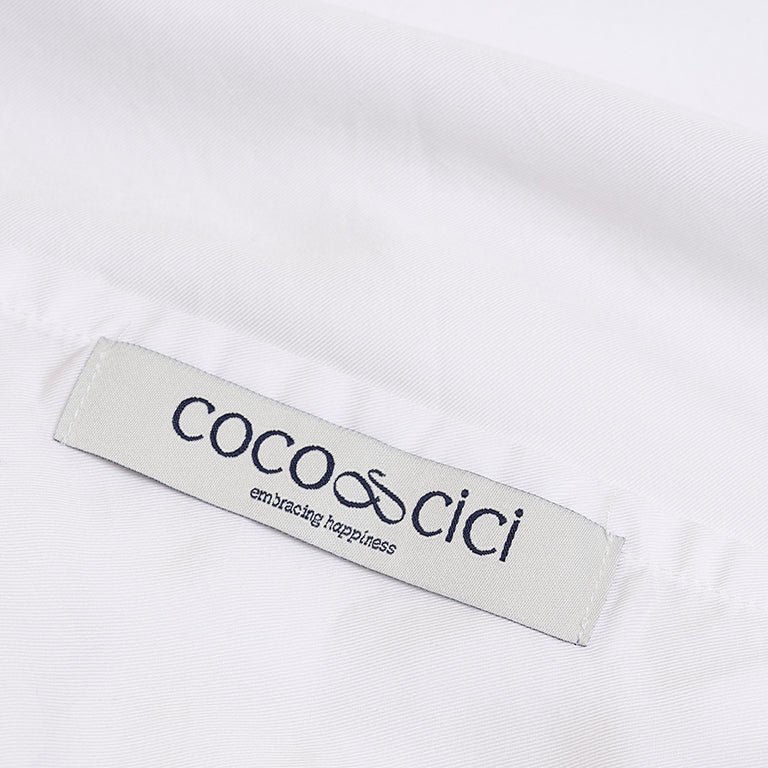 COCO & CICI TENCEL TWILL KUSSENSLOOP WIT 50X60