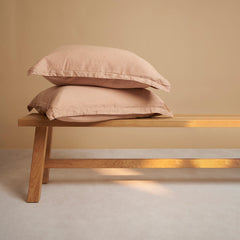 COCO & CICI TENCEL TWILL KUSSENSLOOP PEACH 70 X 50 CM ZONDER VOLANT