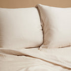 COCO & CICI TENCEL TWILL KUSSENSLOOP BEIGE 80 X 80 CM