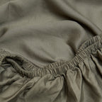 COCO & CICI TENCEL TWILL HOESLAKEN OLIJFGROEN 180 × 200 × 30 CM