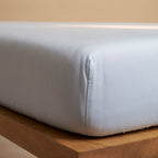 COCO & CICI TENCEL TWILL TOPPER HOESLAKEN LICHTBLAUW 180 X 210 X 10 CM