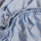 COCO & CICI TENCEL TWILL TOPPER HOESLAKEN LICHTBLAUW 180 X 210 X 10 CM